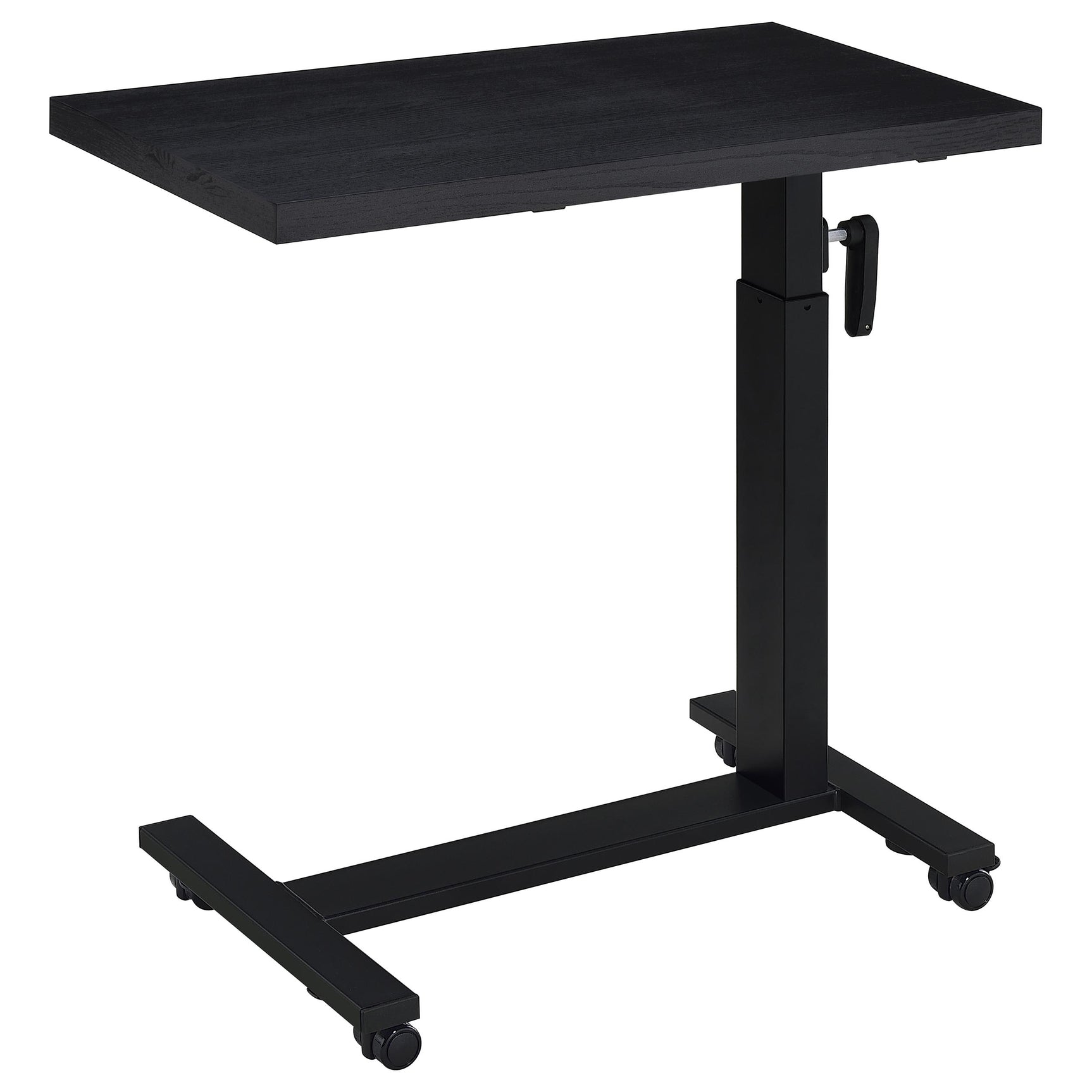 Westpark Height Adjustable Mobile Bedroom C-Table Black - Tampa Furniture Outlet