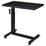 Westpark Height Adjustable Mobile Bedroom C-Table Black - Tampa Furniture Outlet