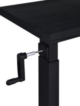 Westpark Height Adjustable Mobile Bedroom C-Table Black - Tampa Furniture Outlet