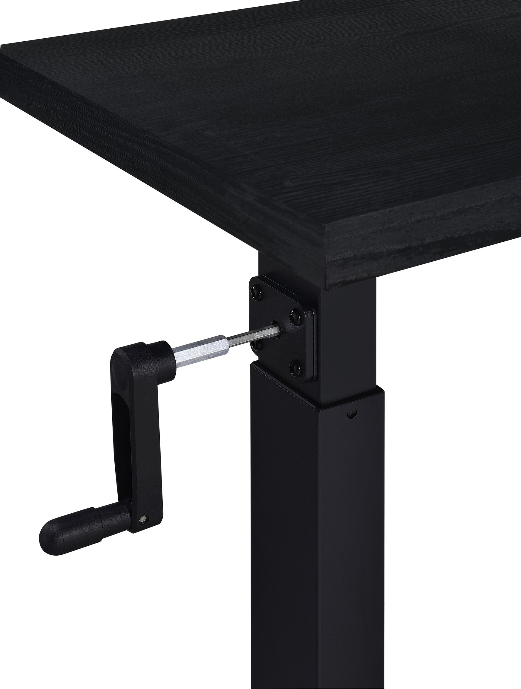Westpark Height Adjustable Mobile Bedroom C-Table Black - Tampa Furniture Outlet