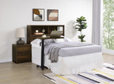 Westpark 49-inch Full Bookcase Headboard Dark Pine - Tampa Furniture Outlet