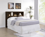Westpark 49-inch Queen Bookcase Headboard Dark Pine - Tampa Furniture Outlet