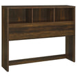 Tampa Furniture Outlet - Coaster - Westpark 49-inch Queen Bookcase Headboard Dark Pine - 315881Q
