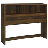 Tampa Furniture Outlet - Coaster - Westpark 49-inch Queen Bookcase Headboard Dark Pine - 315881Q