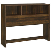 Tampa Furniture Outlet - Coaster - Westpark 49-inch Queen Bookcase Headboard Dark Pine - 315881Q
