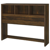 Westpark 49-inch Queen Bookcase Headboard Dark Pine - Tampa Furniture Outlet
