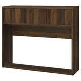 Westpark 49-inch Queen Bookcase Headboard Dark Pine - Tampa Furniture Outlet