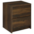 Tampa Furniture Outlet - Coaster - Westpark 2-drawer Nightstand LED Lights and USB Dark Pine - 315882