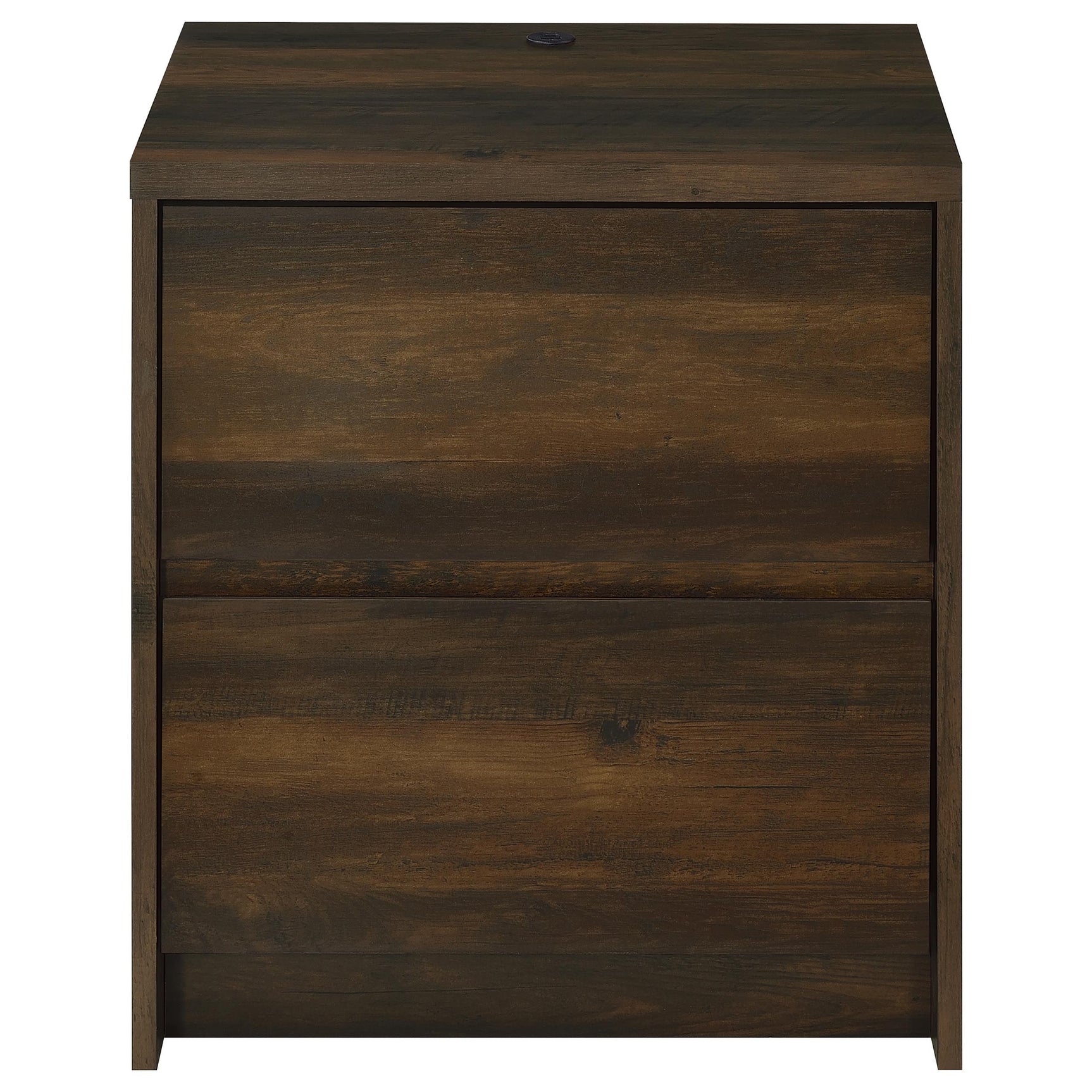 Westpark 2-drawer Nightstand LED Lights and USB Dark Pine - Tampa Furniture Outlet