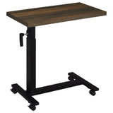 Westpark Height Adjustable Mobile Bedroom C-Table Dark Pine - Tampa Furniture Outlet