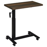 Westpark Height Adjustable Mobile Bedroom C-Table Dark Pine - Tampa Furniture Outlet