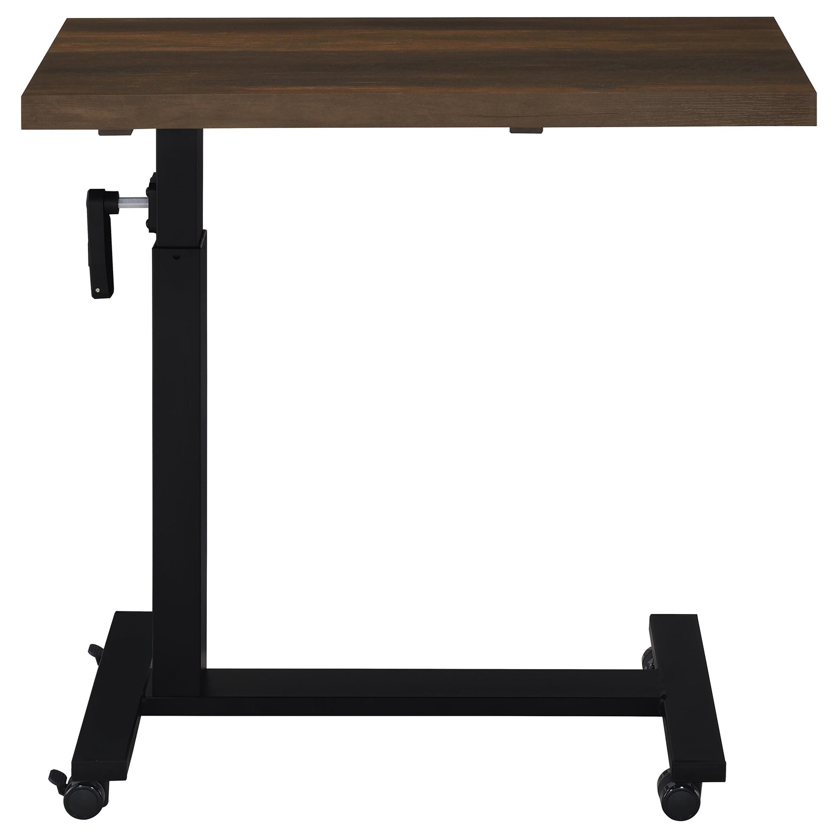 Westpark Height Adjustable Mobile Bedroom C-Table Dark Pine - Tampa Furniture Outlet