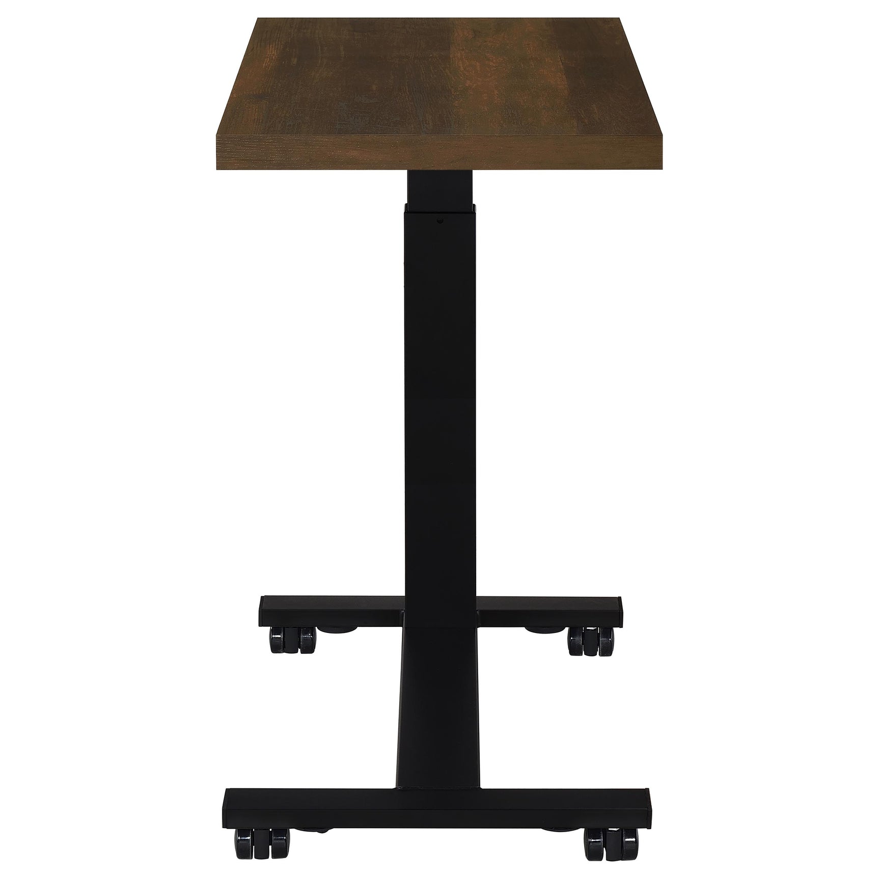 Westpark Height Adjustable Mobile Bedroom C-Table Dark Pine - Tampa Furniture Outlet