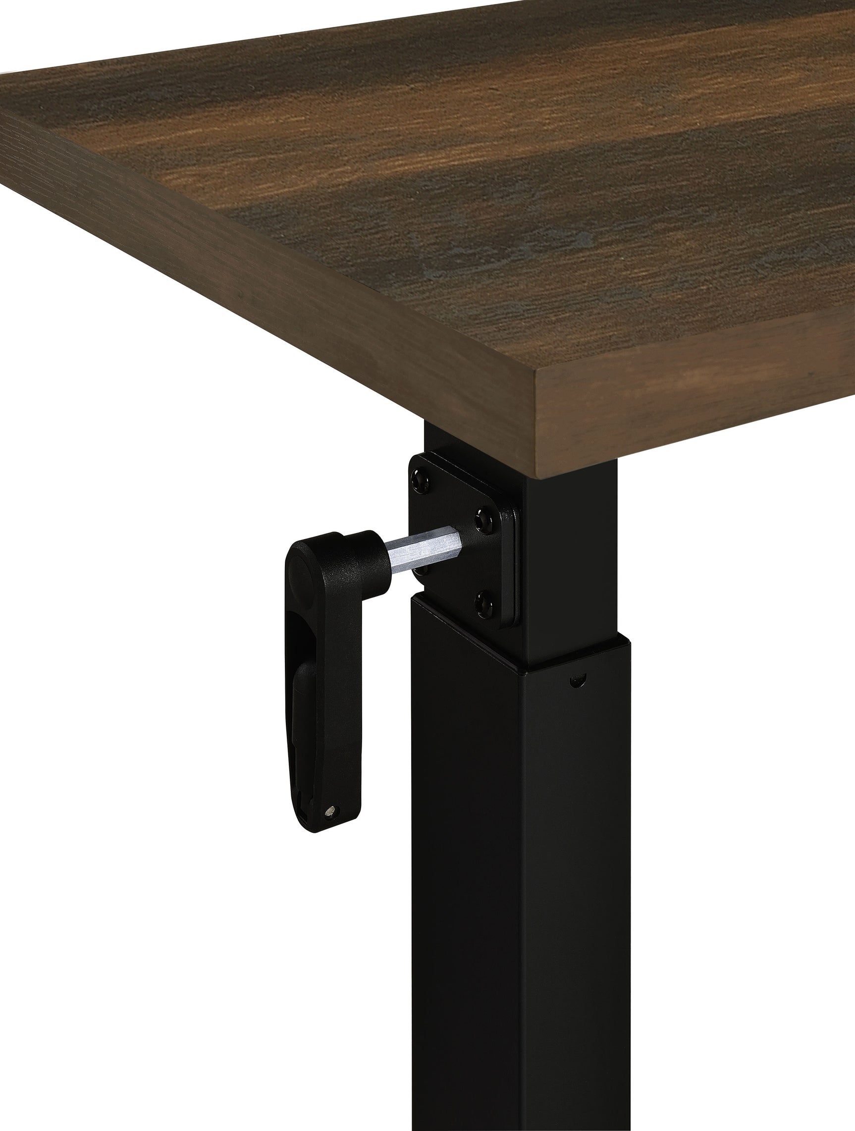 Westpark Height Adjustable Mobile Bedroom C-Table Dark Pine - Tampa Furniture Outlet