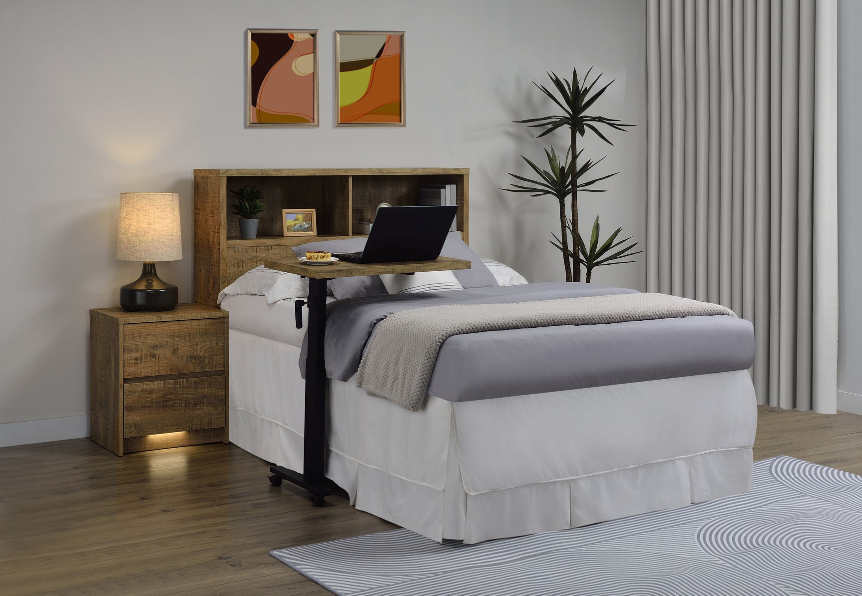 Westpark 49-inch Full Bookcase Headboard Mango - Tampa Furniture Outlet
