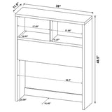 Westpark 49-inch Twin Bookcase Headboard Mango - Tampa Furniture Outlet