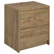 Tampa Furniture Outlet - Coaster - Westpark 2-drawer Nightstand LED Lights and USB Mango - 315902