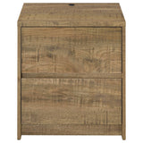 Westpark 2-drawer Nightstand LED Lights and USB Mango - Tampa Furniture Outlet
