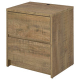 Westpark 2-drawer Nightstand LED Lights and USB Mango - Tampa Furniture Outlet