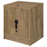 Westpark 2-drawer Nightstand LED Lights and USB Mango - Tampa Furniture Outlet
