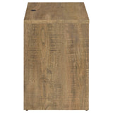 Westpark 2-drawer Nightstand LED Lights and USB Mango - Tampa Furniture Outlet