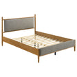 Tampa Furniture Outlet - Coaster - Mason 46-inch Queen Panel Platform Bed Grey and Light Brown - 315914Q