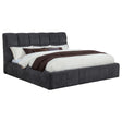 Tampa Furniture Outlet - Coaster - Nollet 48-inch Upholstered Eastern King Platform Bed Grey - 315917GRYKE