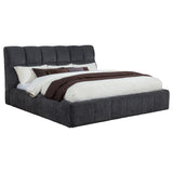 Tampa Furniture Outlet - Coaster - Nollet 48-inch Upholstered Eastern King Platform Bed Grey - 315917GRYKE