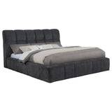 Tampa Furniture Outlet - Coaster - Nollet 48-inch Upholstered California King Platform Bed Grey - 315917GRYKW