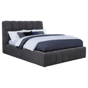 Tampa Furniture Outlet - Coaster - Nollet 48-inch Upholstered Queen Panel Platform Bed Grey - 315917GRYQ