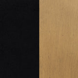 Blaire Upholstered Eastern King Wingback Platform Bed Black