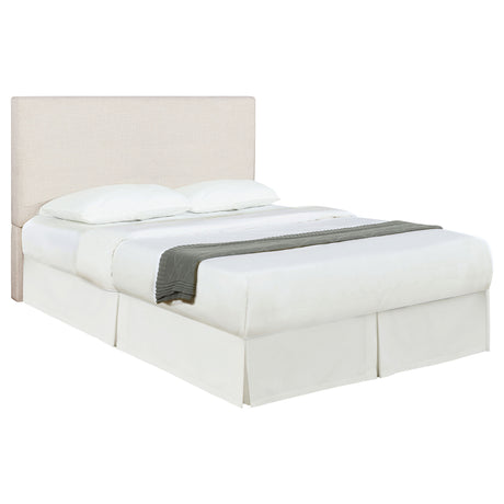 Tampa Furniture Outlet - Coaster - Pirro Upholstered King Panel Headboard Sand - 315980K