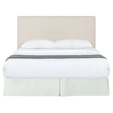 Pirro Upholstered King Panel Headboard Sand - Tampa Furniture Outlet