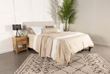 Pirro Upholstered King Panel Headboard Sand - Tampa Furniture Outlet