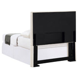 Pirro Upholstered Twin Panel Headboard Sand - Tampa Furniture Outlet