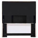 Pirro Upholstered Twin Panel Headboard Sand - Tampa Furniture Outlet