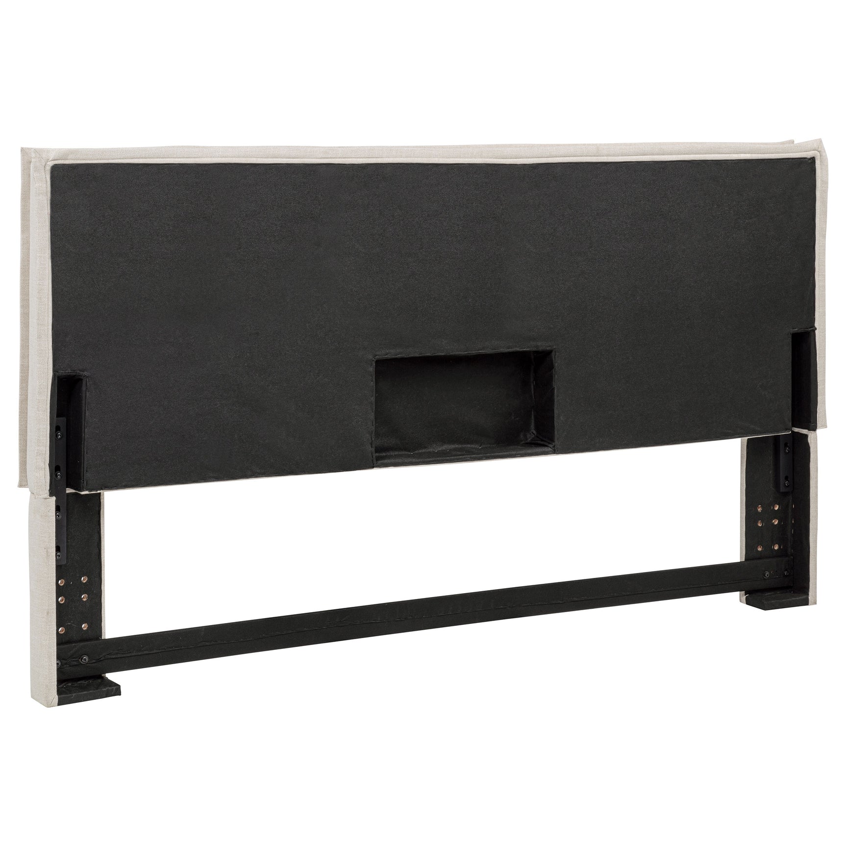 Izzy Upholstered King Panel Headboard Sand - Tampa Furniture Outlet