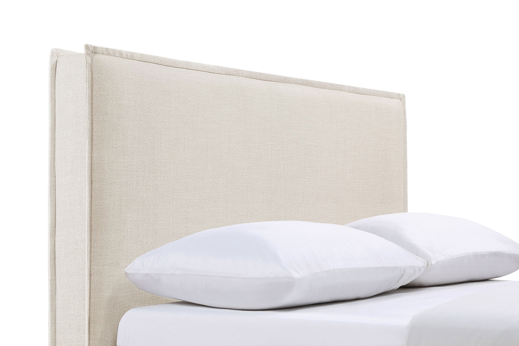 Izzy Upholstered King Panel Headboard Sand - Tampa Furniture Outlet