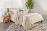 Izzy Upholstered Queen or Full Panel Headboard Sand - Tampa Furniture Outlet