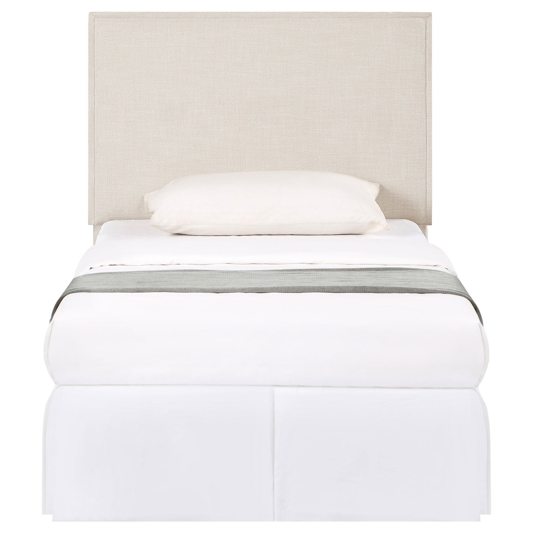 Izzy Upholstered Twin Panel Headboard Sand - Tampa Furniture Outlet