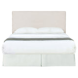 Kosmo Upholstered King Panel Headboard Sand - Tampa Furniture Outlet