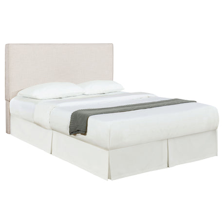 Tampa Furniture Outlet - Coaster - Kosmo Upholstered Queen or Full Panel Headboard Sand - 315993QF