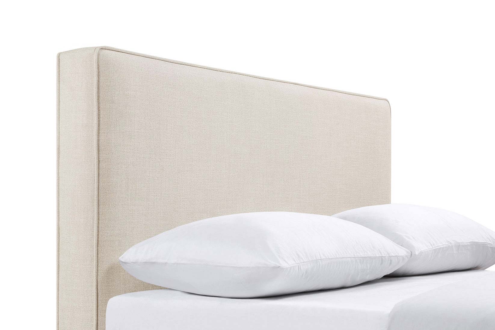 Kosmo Upholstered Queen or Full Panel Headboard Sand - Tampa Furniture Outlet