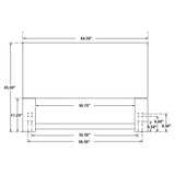 Kosmo Upholstered Queen or Full Panel Headboard Sand - Tampa Furniture Outlet