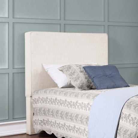 Kosmo Upholstered Twin Panel Headboard Sand - Tampa Furniture Outlet