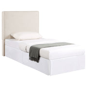 Tampa Furniture Outlet - Coaster - Kosmo Upholstered Twin Panel Headboard Sand - 315993T
