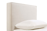 Kosmo Upholstered Twin Panel Headboard Sand - Tampa Furniture Outlet
