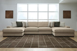 Tampa Furniture Outlet - Ashley Furniture - Linenhause Sectional - RAF 4-Piece Double Chaise Sectional - 31803S9