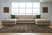 Tampa Furniture Outlet - Ashley Furniture - Linenhause Sectional - RAF 4-Piece Double Chaise Sectional - 31803S9