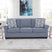 Tampa Furniture Outlet - Ashley Furniture - Carissa Manor Living Room - Queen Sofa Sleeper / Denim - 3260439